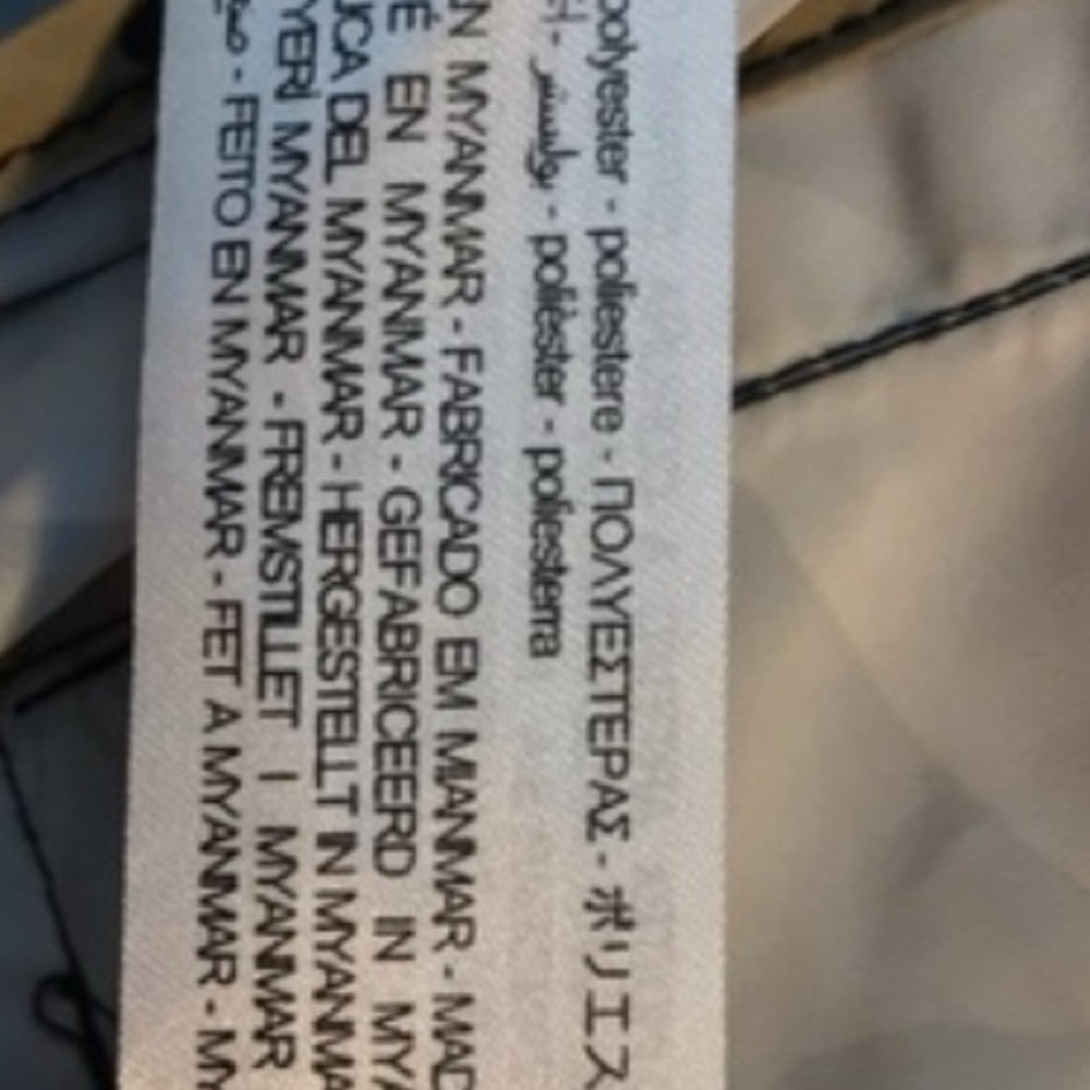 ZARA Cropped Camo Backpack Rain Jacket - Picture 6 of 6